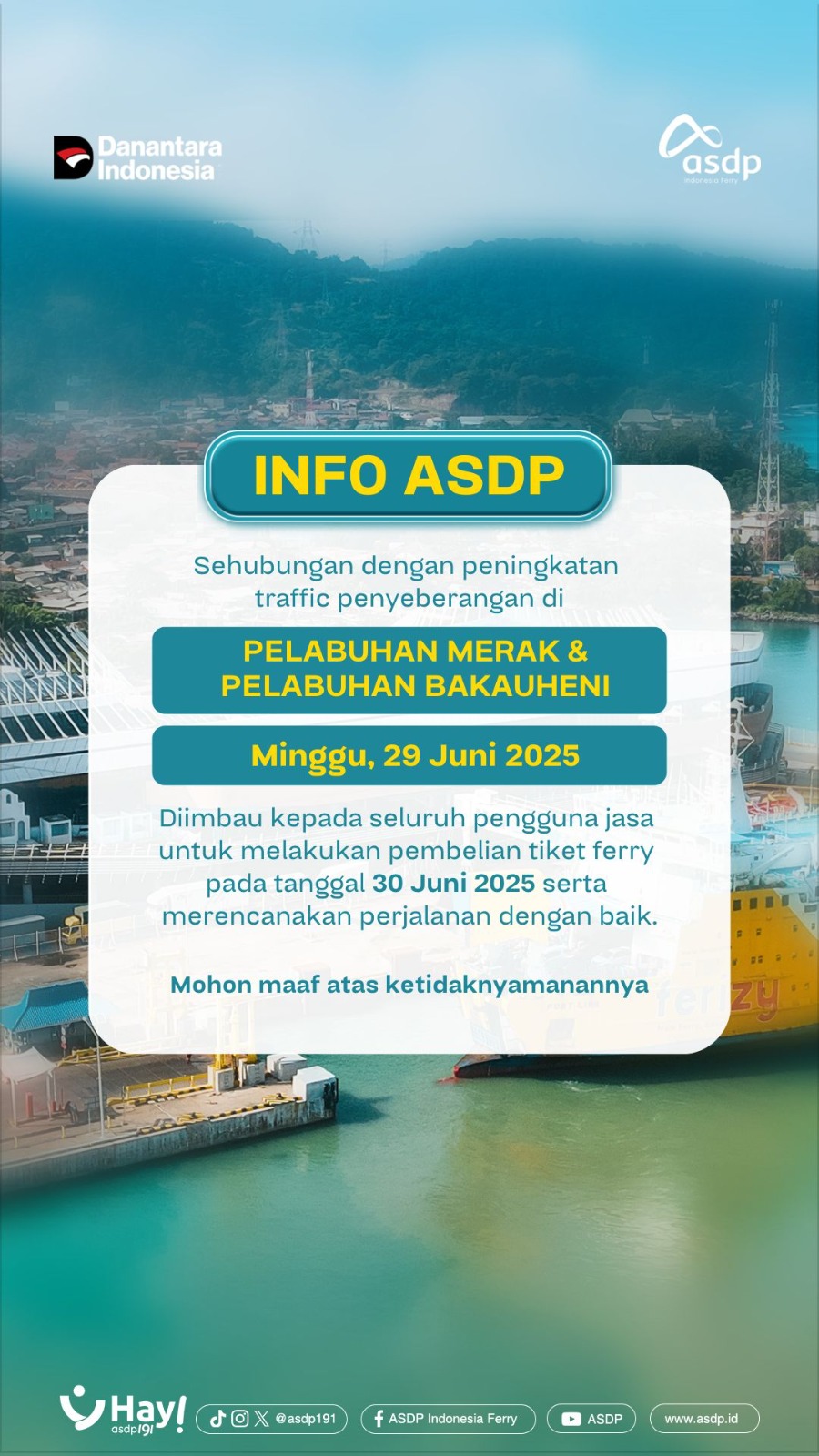 Info ASDP terbaru