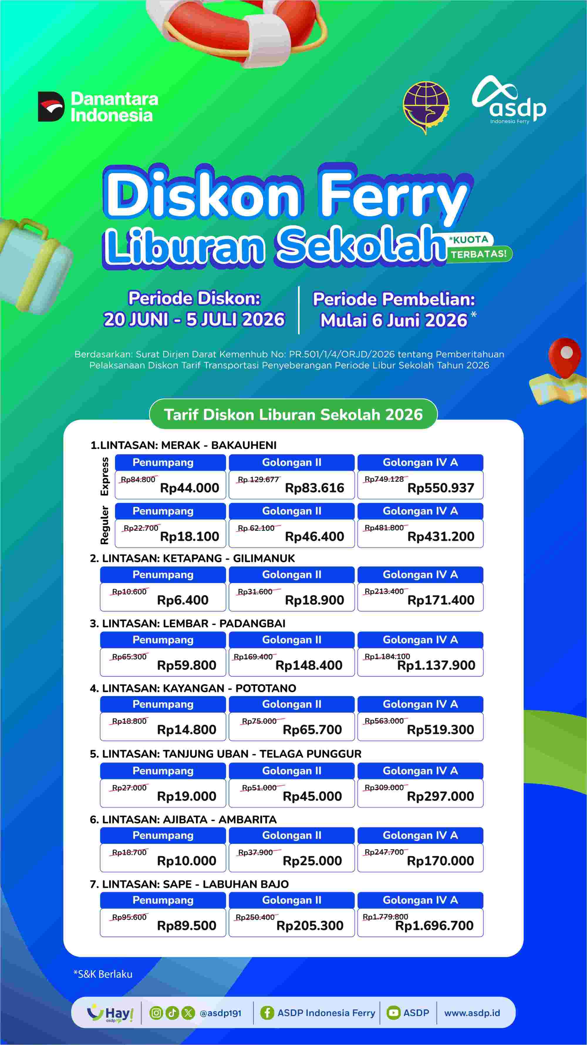 Diskon Tarif Libur Sekolah pop up